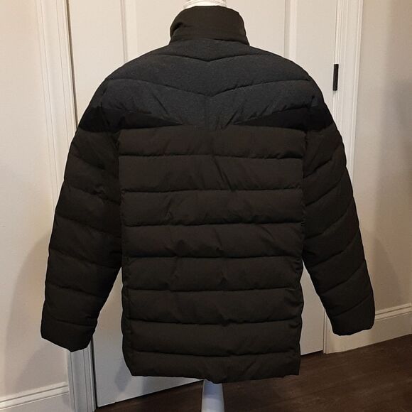 Outdoor Black and Gray Puffer Jacket - Picture 5 of 15